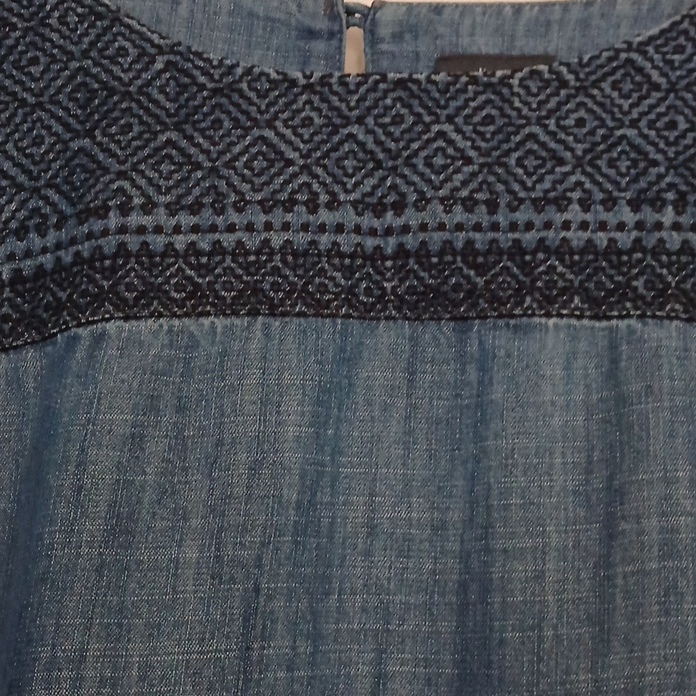 J Jill Denim Dress Size L NWT - Picture 3 of 12
